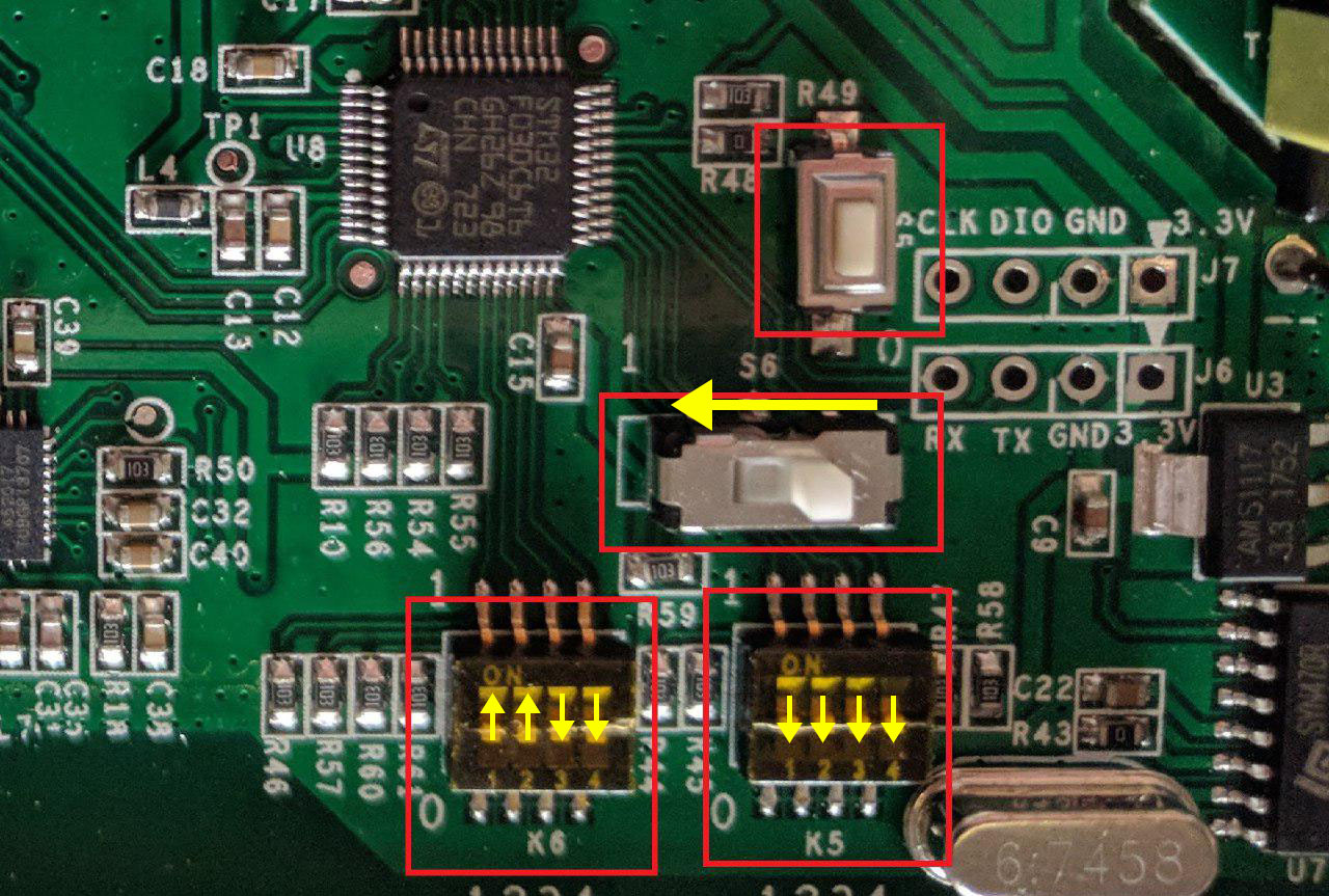 ITEAD Sonoff 4Ch PRO R2 - DIP Switch - Inching CH1-CH2 - 1 sec