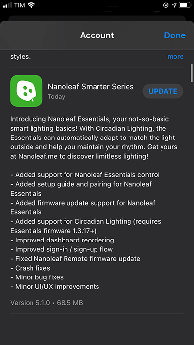 Nanoleaf - 5.0.1 iOS