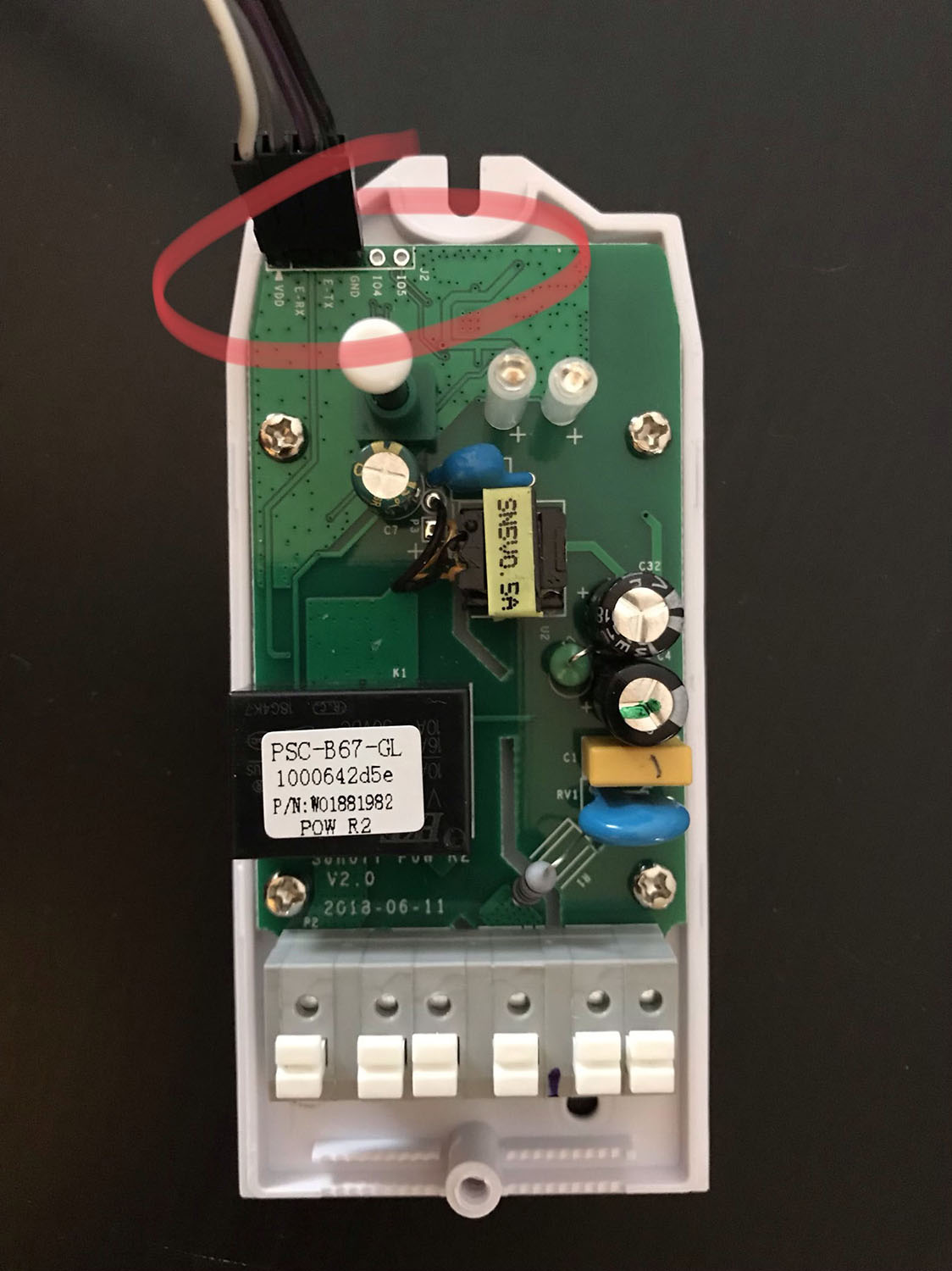 Riprogrammare un ITEAD Sonoff POW usando firmware Tasmota 